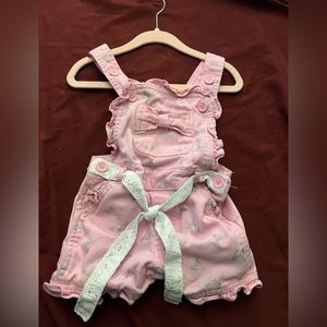 My Destiny pink overalls size 18M great condition